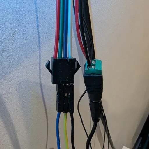 Smart Mirror LED Strip Connection